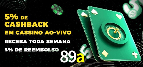 Promoções do cassino ao Vivo 89a